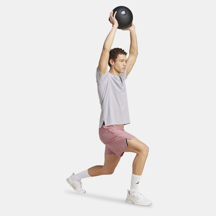 adidas Men's Designed For Training T-Shirt Grey adidas Men's Designed For Training T-Shirt Grey image number 2