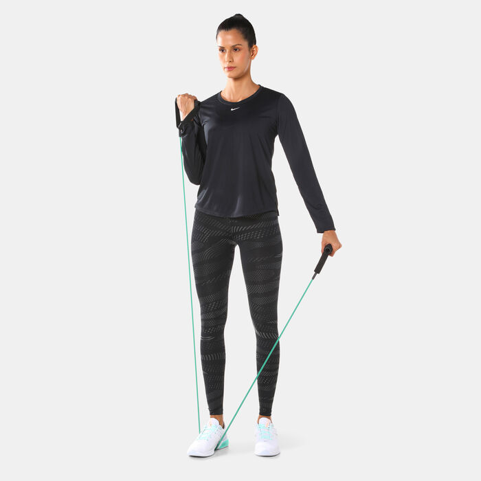Nike Women's Dri-FIT One T-Shirt Black Nike Women's Dri-FIT One T-Shirt Black image number 2