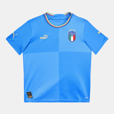 PUMA Kids' Italy Home Replica Jersey - 2022/23 Blue