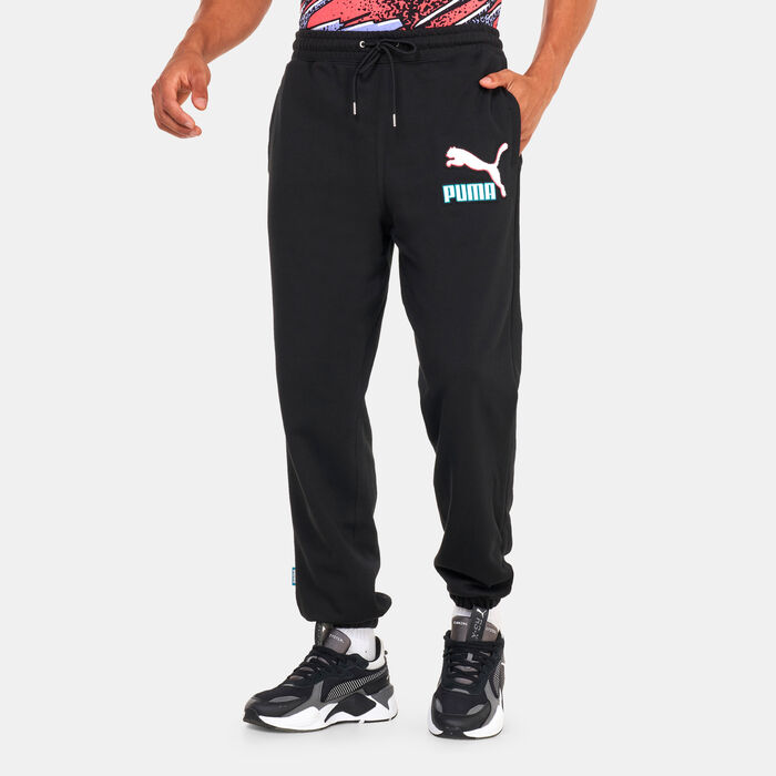 PUMA Men's Fandom Sweatpants Grey PUMA Men's Fandom Sweatpants Grey image number 0