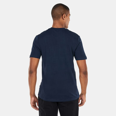 Sun and Sand Sports Men's Solid Crew T-Shirt Blue