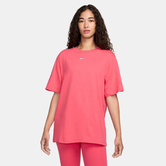 Nike Women's Sportswear Essential T-Shirt Pink Nike Women's Sportswear Essential T-Shirt Pink image number 0
