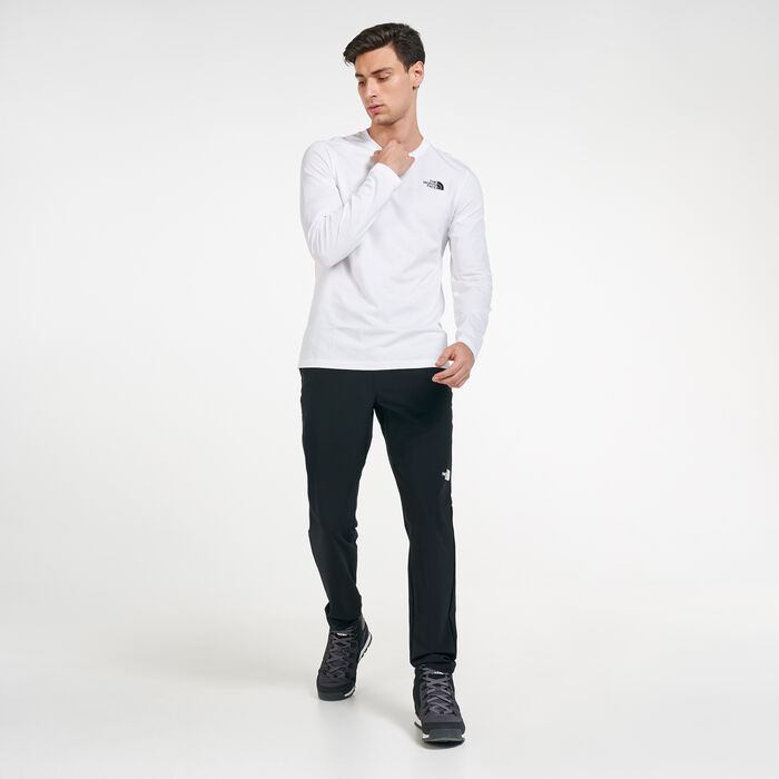 The North Face Men's Easy Long Sleeve Shirt White image number 2