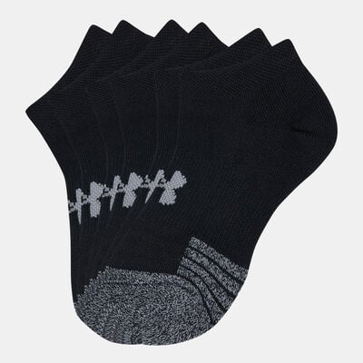 Under Armour HeatGear® No-Show Socks (3 Pack) Black Under Armour HeatGear® No-Show Socks (3 Pack) Black