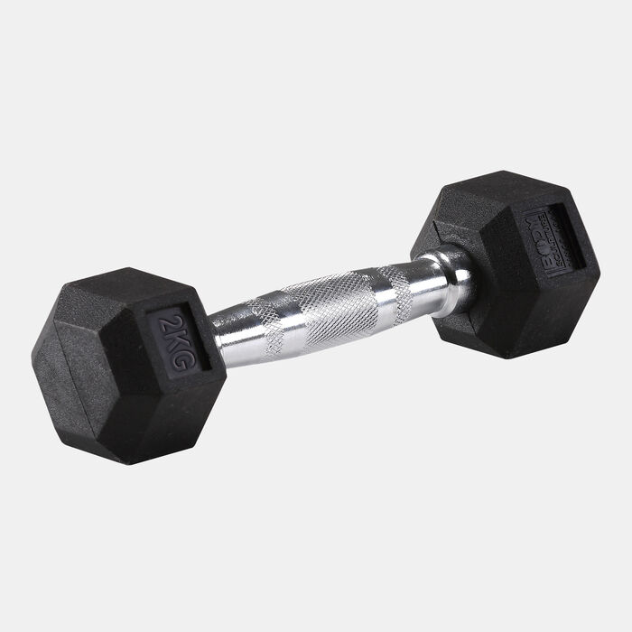 Body Sculpture Hex Rubber Dumbbell - 2kg Multi Body Sculpture Hex Rubber Dumbbell - 2kg Multi image number 0