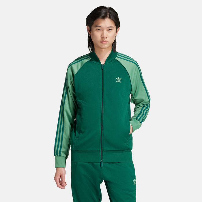 adidas Originals Men's Adicolor Classics SST Track Jacket Green image number 0