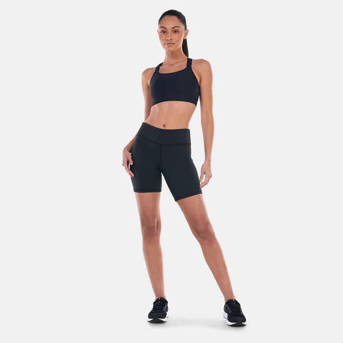 Under Armour Women's HeatGear Armour High-Support Training Sports Bra Black Under Armour Women's HeatGear Armour High-Support Training Sports Bra Black image number 2