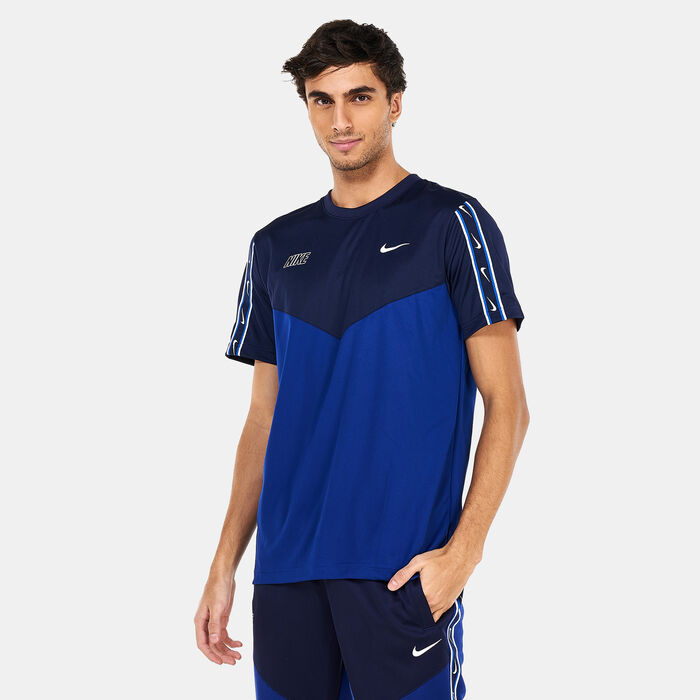 Nike Men's Sportswear Repeat T-Shirt Blue Nike Men's Sportswear Repeat T-Shirt Blue image number 0