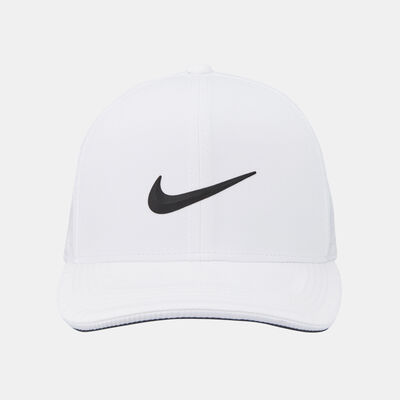 Nike Men's Dri-FIT ADV Classic99 Perforated Golf Cap White Nike Men's Dri-FIT ADV Classic99 Perforated Golf Cap White