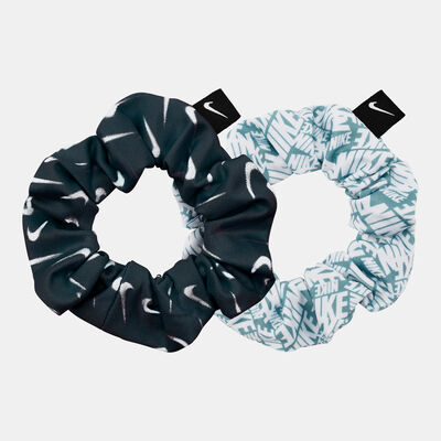 Nike Women's 2.0 Gathered Hair Ties (2 Pieces) Blue