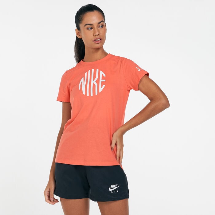Nike Women's Sportswear T-Shirt Orange Nike Women's Sportswear T-Shirt Orange image number 0