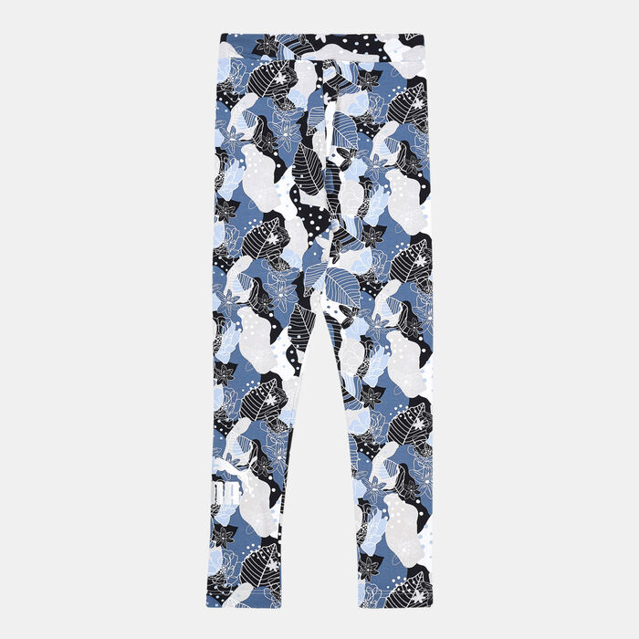 PUMA Kids' Essentials+ Bloom Allover Print Leggings (Older Kids) Multi PUMA Kids' Essentials+ Bloom Allover Print Leggings (Older Kids) Multi image number 1