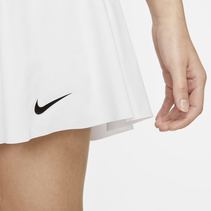 Nike Women's Dri-FIT Advantage Tennis Skirt White image number 3