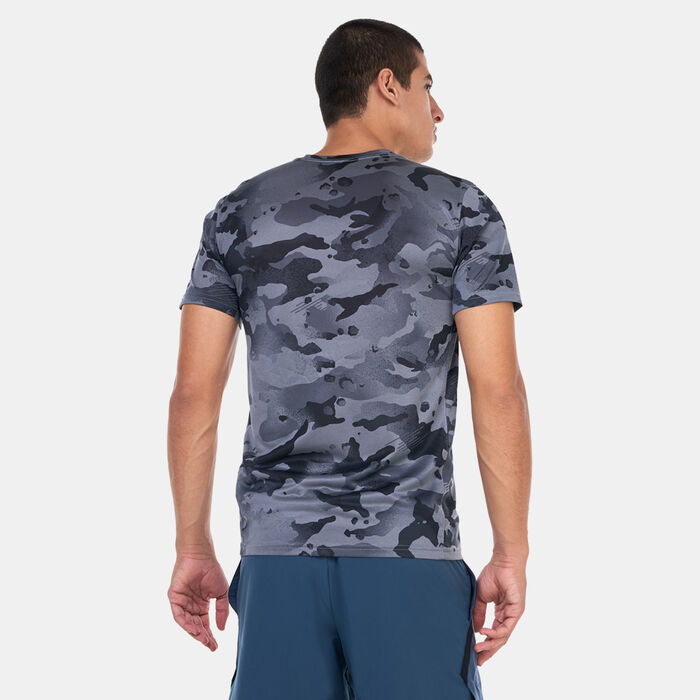 Nike Men's Dri-FIT Camo Training T-Shirt Grey image number 3
