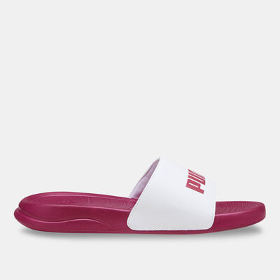 PUMA Men's Popcat 20 Slides White
