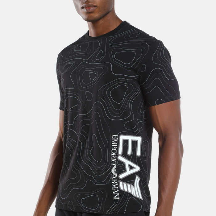 EA7 Emporio Armani Men's Train Visibility Graphic T-Shirt EA7 Emporio Armani Men's Train Visibility Graphic T-Shirt image number 3