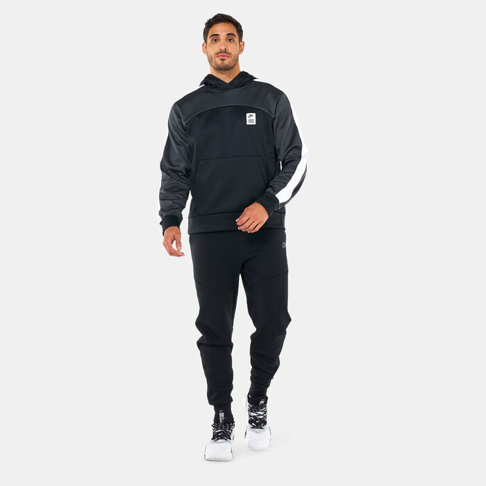 Nike Men's Therma-FIT Starting 5 Pullover Basketball Hoodie Black Nike Men's Therma-FIT Starting 5 Pullover Basketball Hoodie Black image number 2