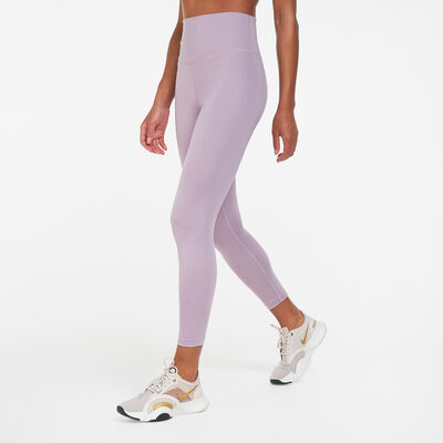 Nike Women's 7/8 Yoga Leggings Purple Nike Women's 7/8 Yoga Leggings Purple