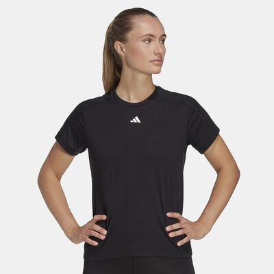 adidas Women's TR-ES Training T-Shirt Black adidas Women's TR-ES Training T-Shirt Black