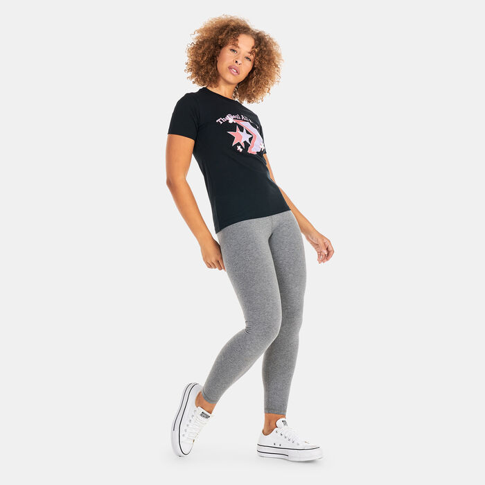 Converse Women's Logo Remix T-Shirt Black Converse Women's Logo Remix T-Shirt Black image number 2