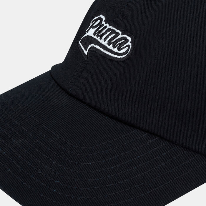 PUMA Men's Script Logo Cap Black PUMA Men's Script Logo Cap Black image number 2