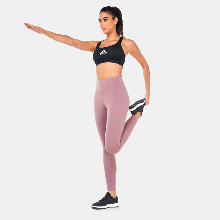 adidas Women's Powerreact Training Sports Bra Black adidas Women's Powerreact Training Sports Bra Black image number 2