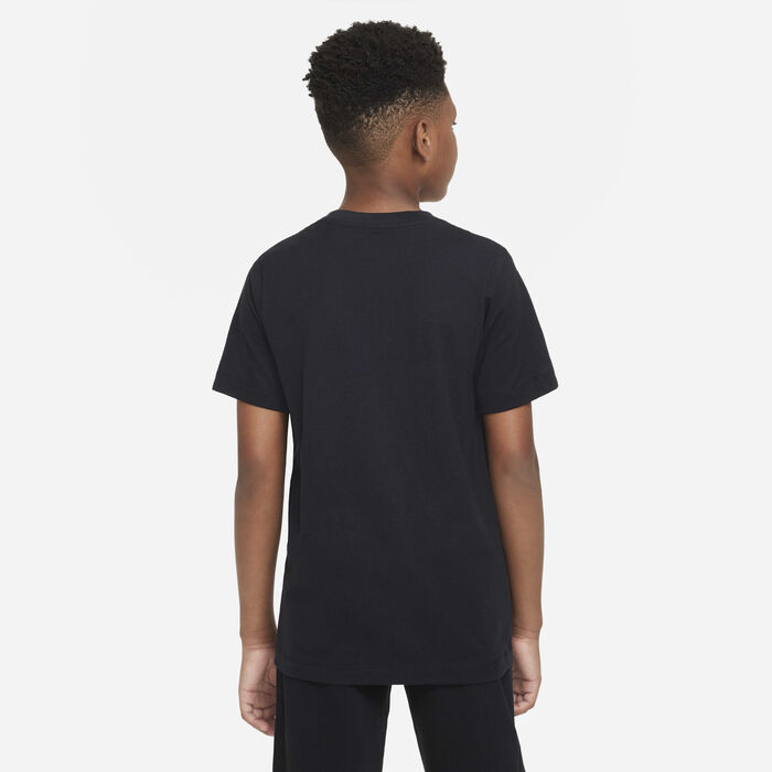 Nike Kids' Sportswear T-Shirt Black Nike Kids' Sportswear T-Shirt Black image number 1