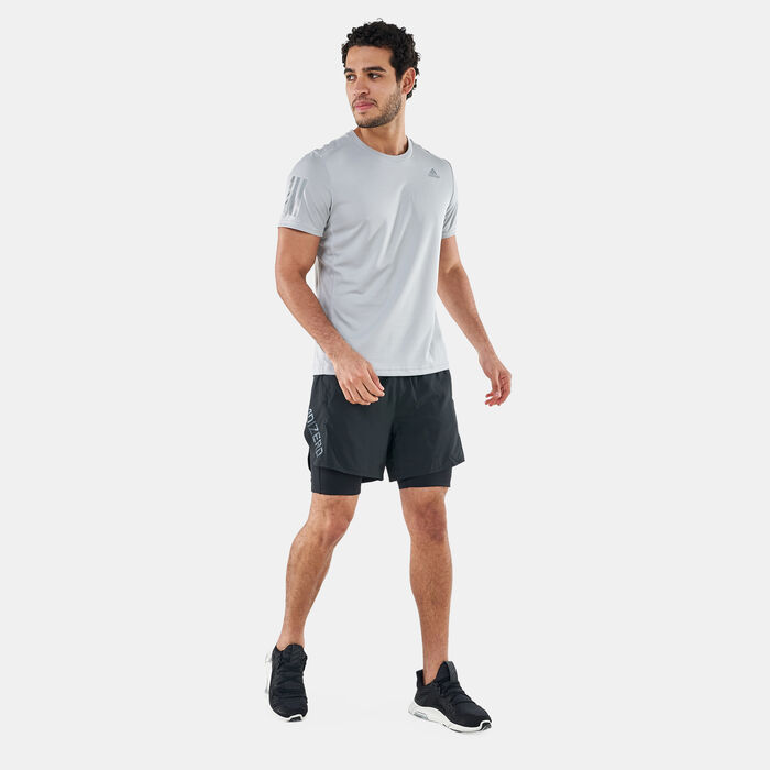adidas Men's Adizero Two-In-One Shorts Black image number 2