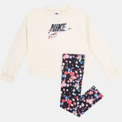 Nike Kids' Crew and Leggings Set Black