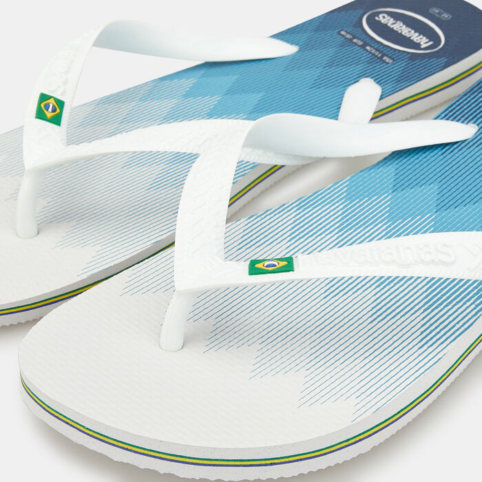 Havaianas Brasil Fresh Flip Flops White image number 2