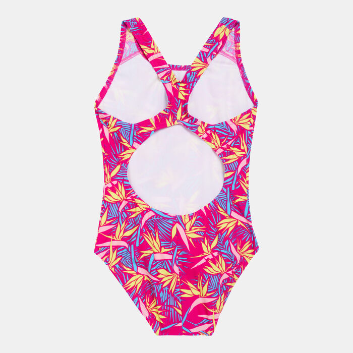 Speedo Kids' JunglePetal Splashback Swimsuit Multi Speedo Kids' JunglePetal Splashback Swimsuit Multi image number 1