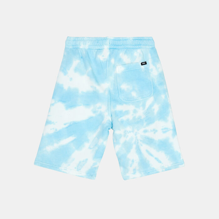 Vans Kids' Burst Tie Dye Fleece Shorts Blue Vans Kids' Burst Tie Dye Fleece Shorts Blue image number 1