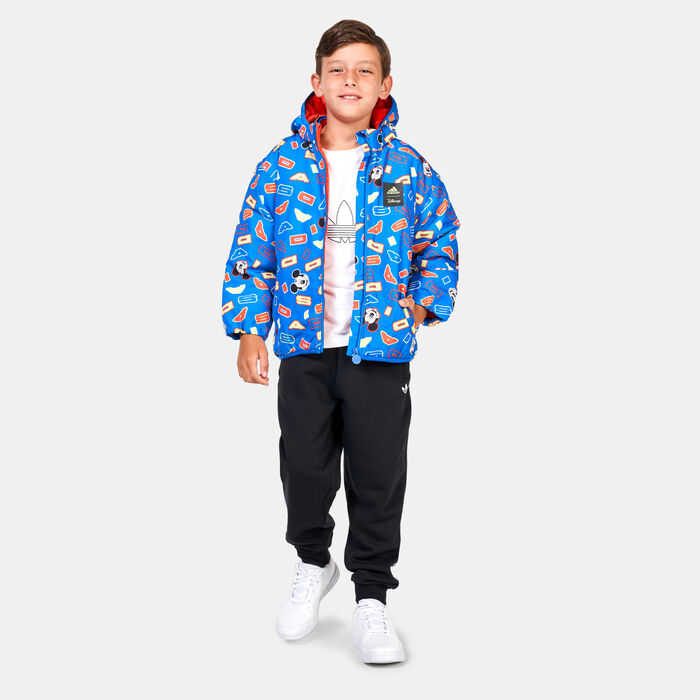 adidas Kids’ X Disney Mickey Mouse Jacket Blue adidas Kids’ X Disney Mickey Mouse Jacket Blue image number 2