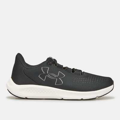 Under Armour Women's Charged Pursuit 3 Big Logo Running Shoes Black