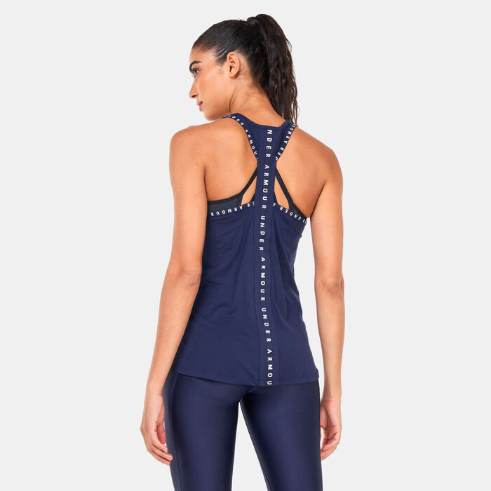Under Armour Women's Knockout Tank Top Blue Under Armour Women's Knockout Tank Top Blue image number 1
