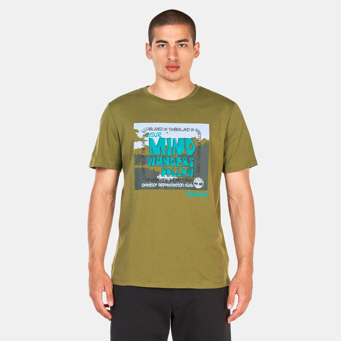 Timberland Men's Outdoor Graphic T-Shirt Green image number 0