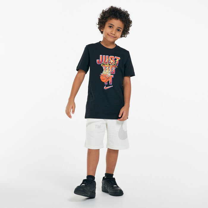 Nike Kids' Sportswear Just Do It T-Shirt Black Nike Kids' Sportswear Just Do It T-Shirt Black image number 2