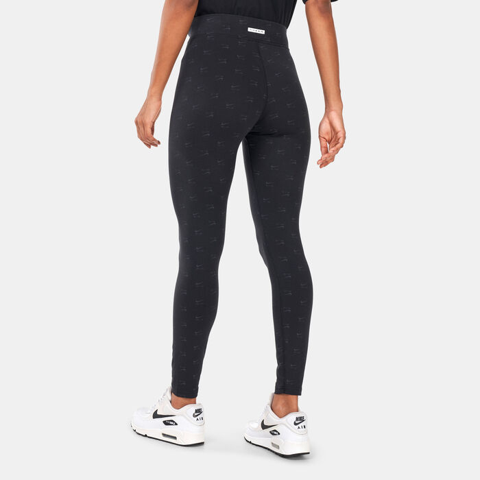 Nike Women's Sportswear Air Leggings Black Nike Women's Sportswear Air Leggings Black image number 1