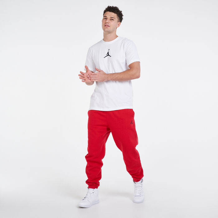 Jordan Men's Dri-FIT Jumpman T-Shirt White Jordan Men's Dri-FIT Jumpman T-Shirt White image number 1