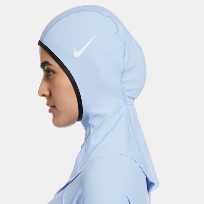 Nike Swim Women's Victory One Swimming Hijab Blue Nike Swim Women's Victory One Swimming Hijab Blue image number 3