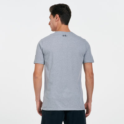 Under Armour Men's Project Rock Brahma Bull T-Shirt Grey Under Armour Men's Project Rock Brahma Bull T-Shirt Grey