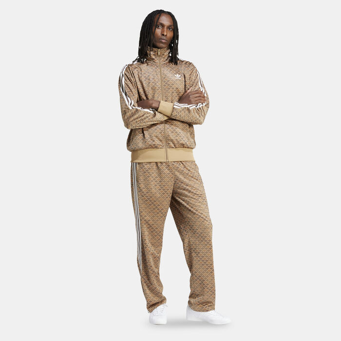 adidas Originals Men's Firebird Classic Mono Track Top Brown adidas Originals Men's Firebird Classic Mono Track Top Brown image number 2