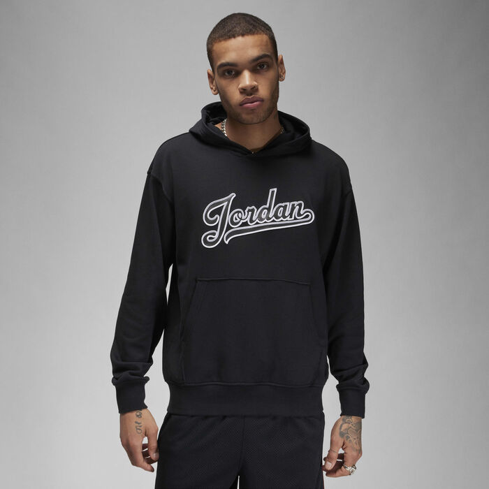Jordan Men's Flight MVP Fleece Hoodie Black Jordan Men's Flight MVP Fleece Hoodie Black image number 0