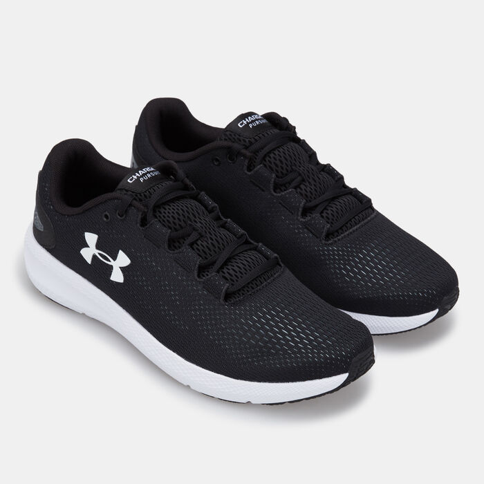 Under Armour Men's Charged Pursuit 2 Shoe Black Under Armour Men's Charged Pursuit 2 Shoe Black image number 1