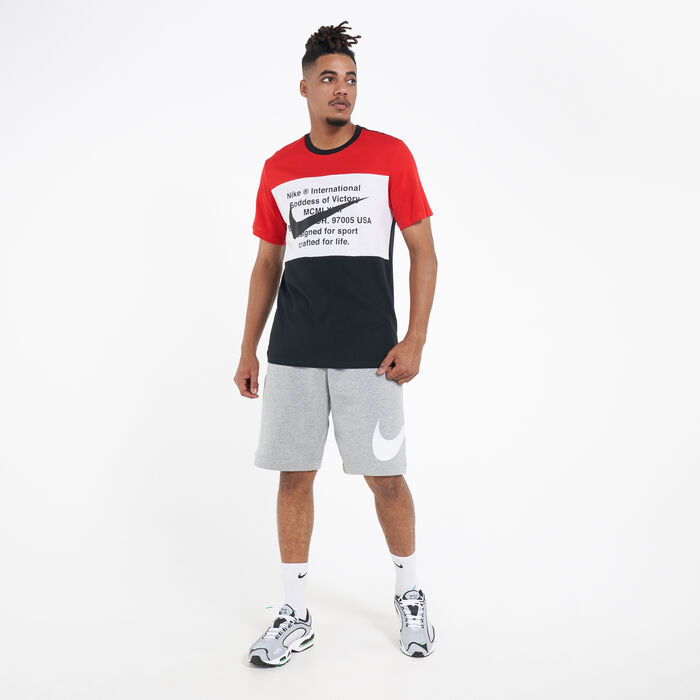 Nike Men's Sportswear Swoosh T-Shirt Red Nike Men's Sportswear Swoosh T-Shirt Red image number 2