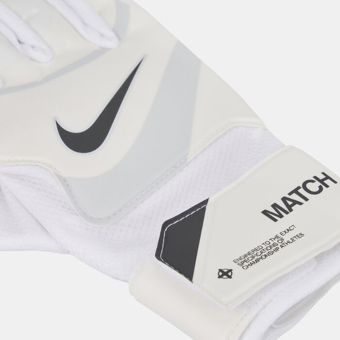 Nike Match Football Goalkeeper Gloves White Nike Match Football Goalkeeper Gloves White image number 2