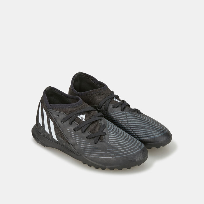 adidas Kids' Predator Edge.3 Turf Ground Football Shoe Black adidas Kids' Predator Edge.3 Turf Ground Football Shoe Black image number 1