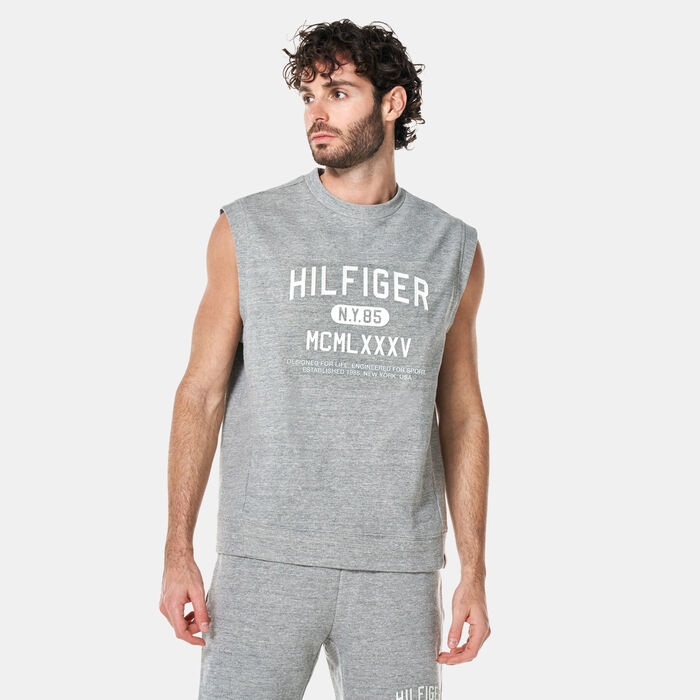 Tommy Hilfiger Men's Graphic Sleeveless Sweatshirt Grey Tommy Hilfiger Men's Graphic Sleeveless Sweatshirt Grey image number 0