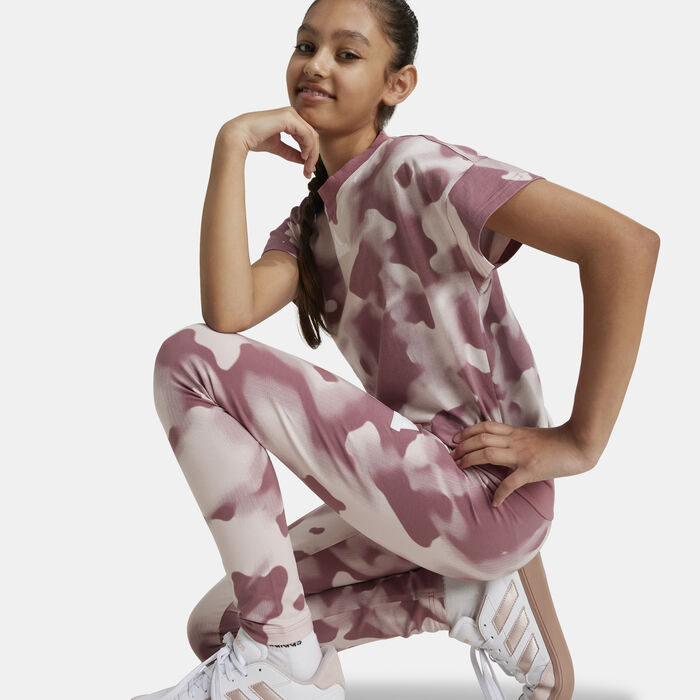 adidas Kids' Future Icons Camo 7/8 Leggings (Older Kids) Multi adidas Kids' Future Icons Camo 7/8 Leggings (Older Kids) Multi image number 4
