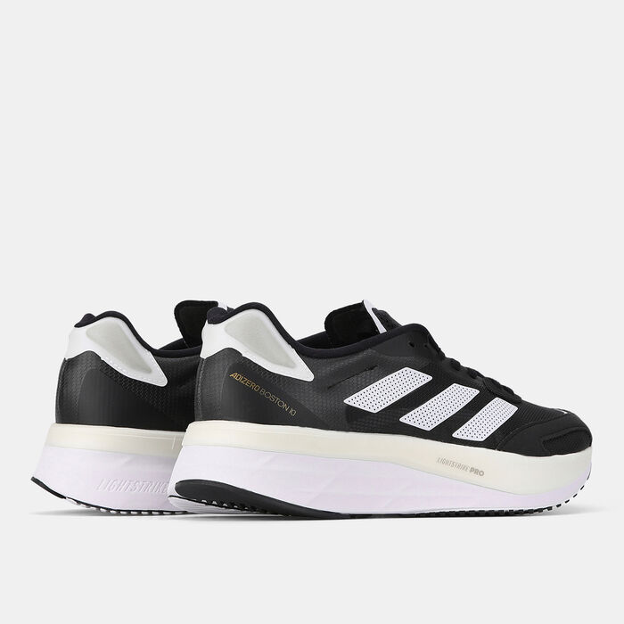 adidas Men's Adizero Boston 10 Shoe Black adidas Men's Adizero Boston 10 Shoe Black image number 2